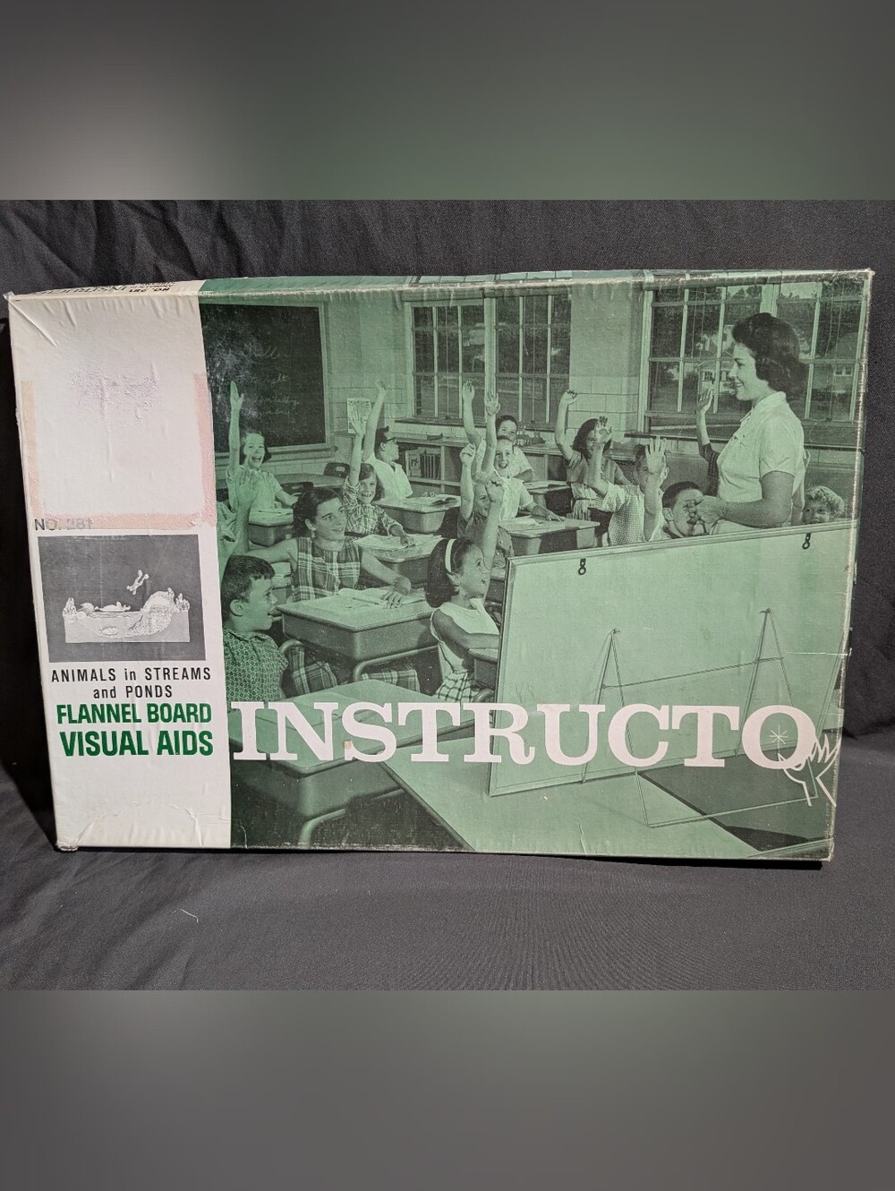 Instructo Flannel Board Educational Visual Aids Animala In Streams And Ponds